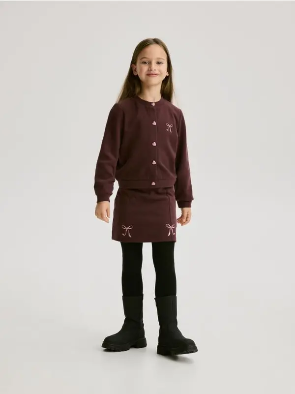 Reserved Reserved - Komplet od žerseja - tamnosmeđe