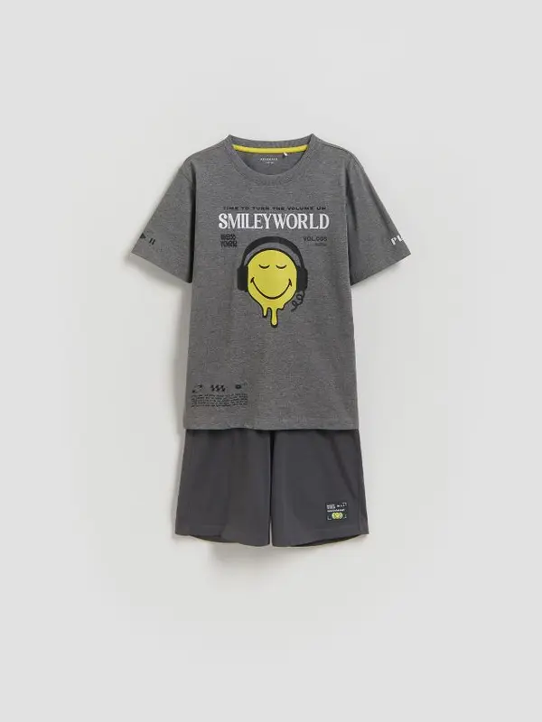 Reserved Reserved - Komplet pamučne pidžame SmileyWorld® - srednjesivo