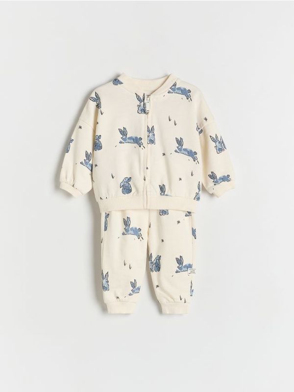 Reserved Reserved - Komplet s visokim udjelom pamuka - krem