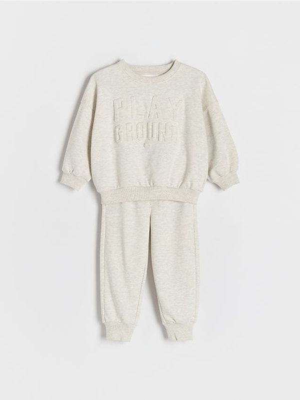 Reserved Reserved - Komplet s visokim udjelom pamuka - svijetlo siva