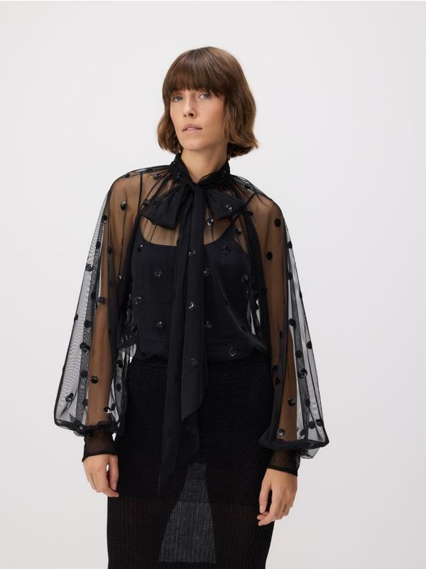 Reserved Reserved - Košulja na vezanje - crno