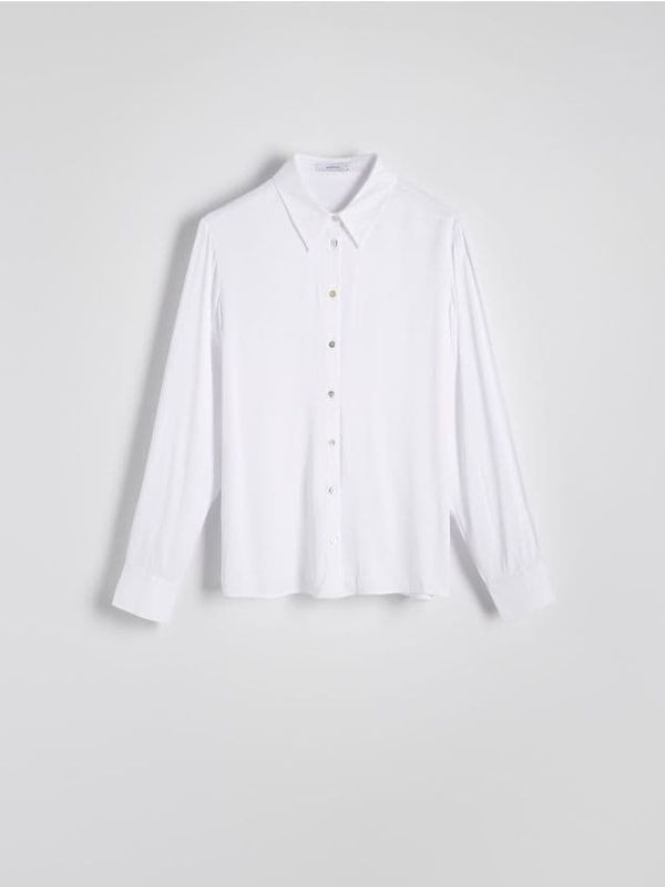 Reserved Reserved - Košulja od viskoze - krem