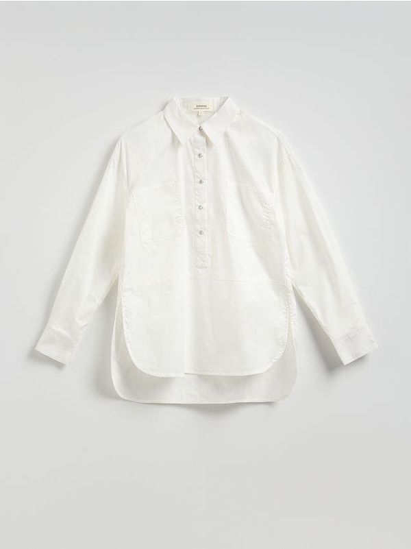 Reserved Reserved - Košulja s džepovima - bijela