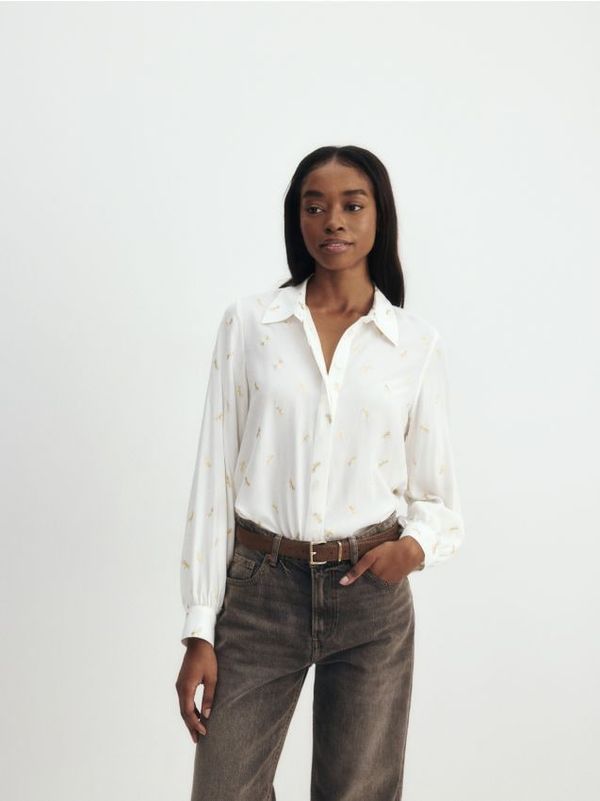 Reserved Reserved - Košulja s ukrasnim aplikacijama - šaren