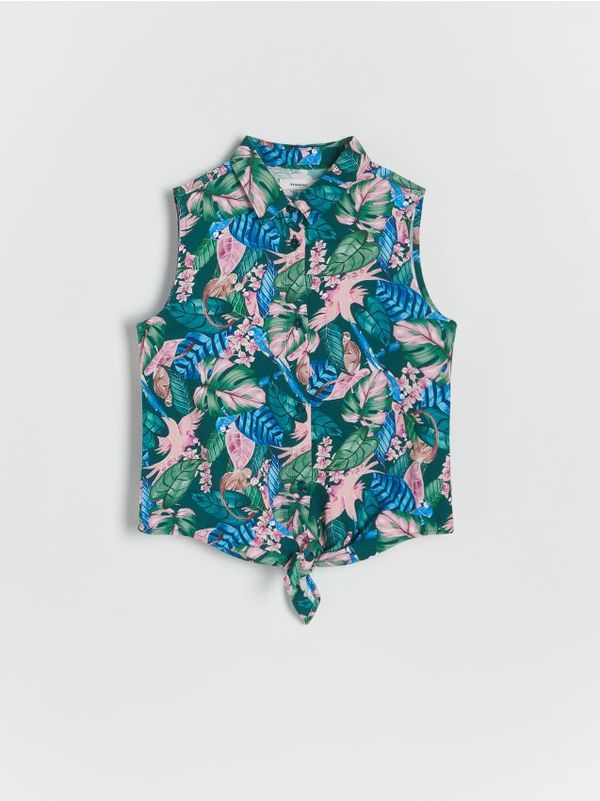 Reserved Reserved - Košulja s uzorkom - tamnozeleno