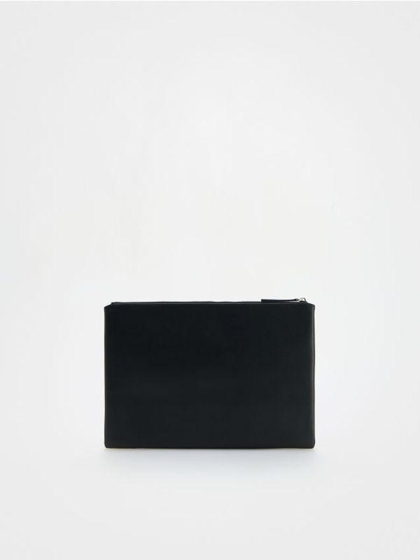 Reserved Reserved - Kožna torbica za prijenosno računalo - crno