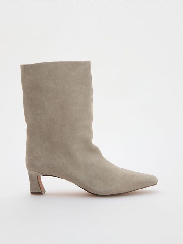 Reserved Reserved - Kožne gležnjače - bež