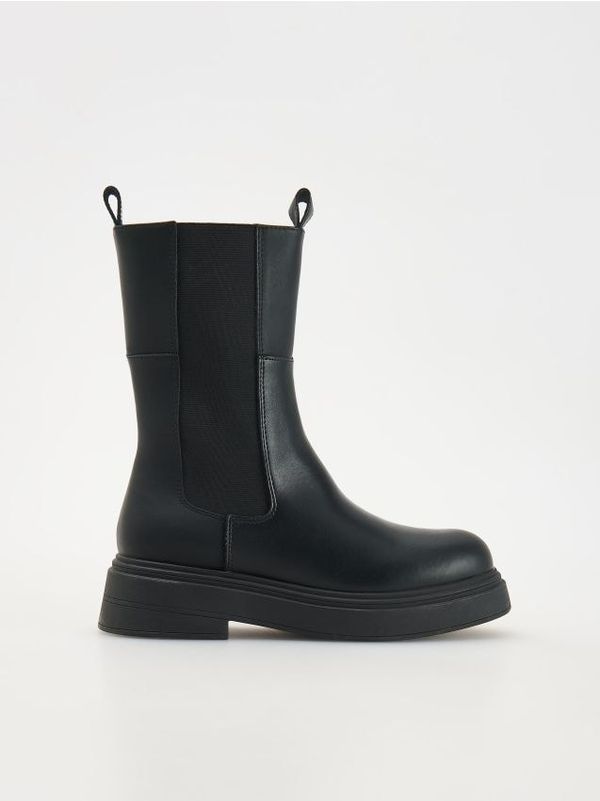 Reserved Reserved - Kožne gležnjače - crno