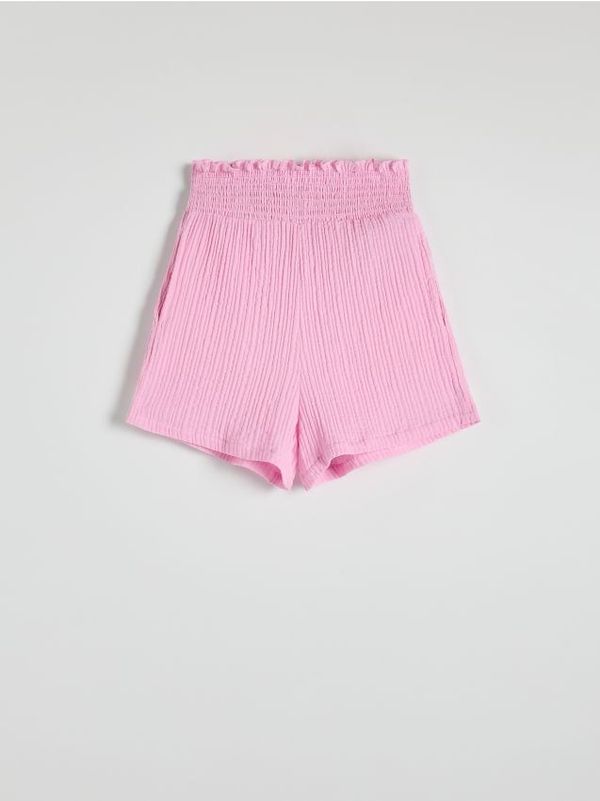 Reserved Reserved - Kratke hlače od muslina - ružičasta