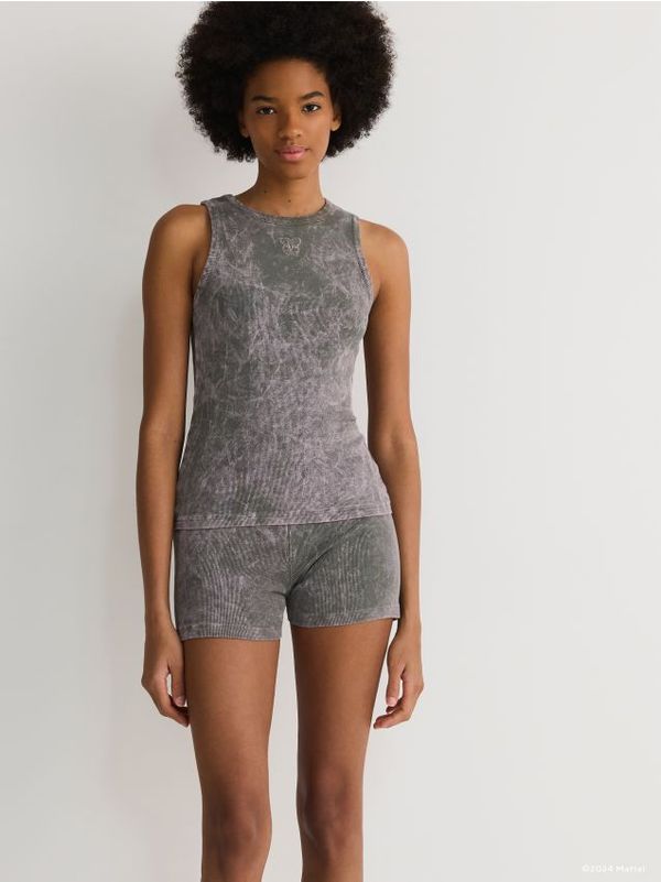 Reserved Reserved - Kratke hlače s visokim udjelom pamuka i vezom Barbie™ - šaren