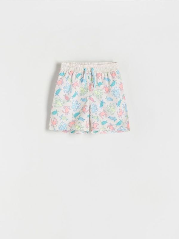 Reserved Reserved - Kupaće bermude s printom - boja kože