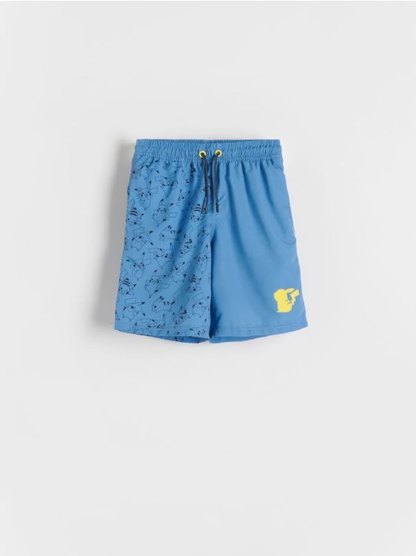 Reserved Reserved - Kupaće hlače Pokémon - steel blue