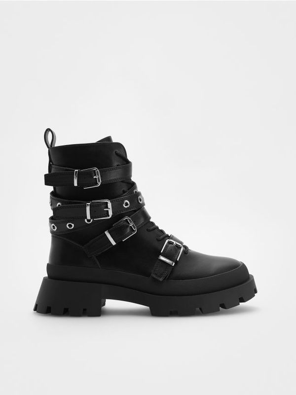 Reserved Reserved - LADIES` ANKLE BOOTS - crno