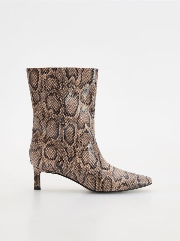 Reserved Reserved - LADIES` ANKLE BOOTS - šaren