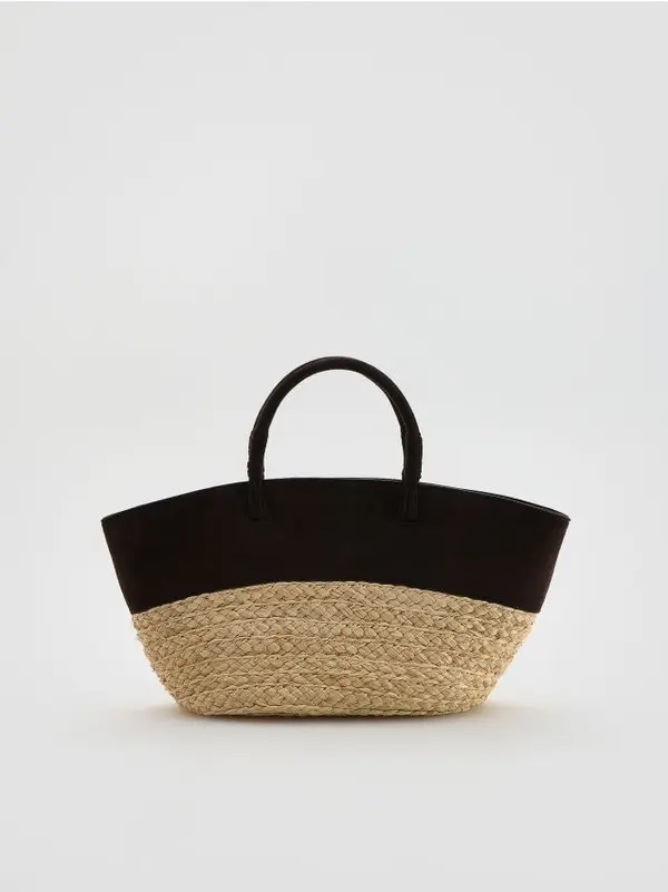 Reserved Reserved - LADIES` BAG - tamnosmeđe