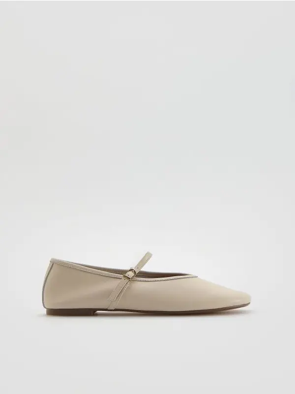 Reserved Reserved - LADIES` BALLERINAS - bijela