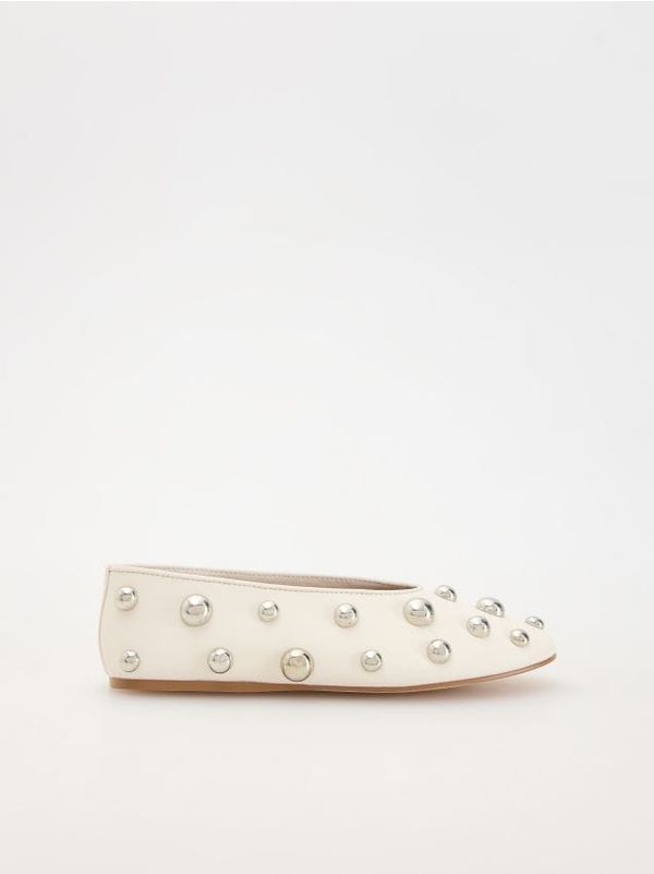 Reserved Reserved - LADIES` BALLERINAS - bijela