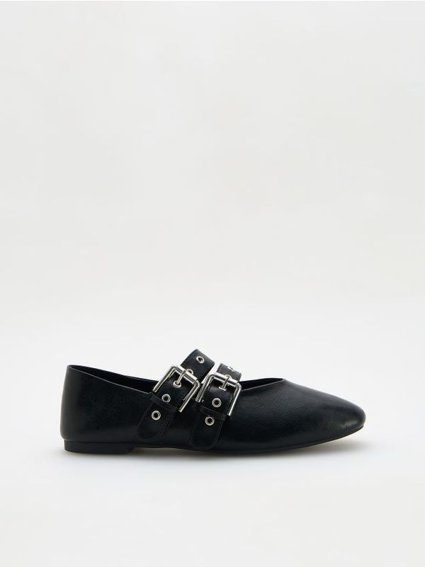 Reserved Reserved - LADIES` BALLERINAS - crno