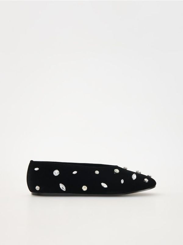 Reserved Reserved - LADIES` BALLERINAS - crno