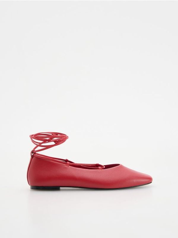 Reserved Reserved - LADIES` BALLERINAS - crvena