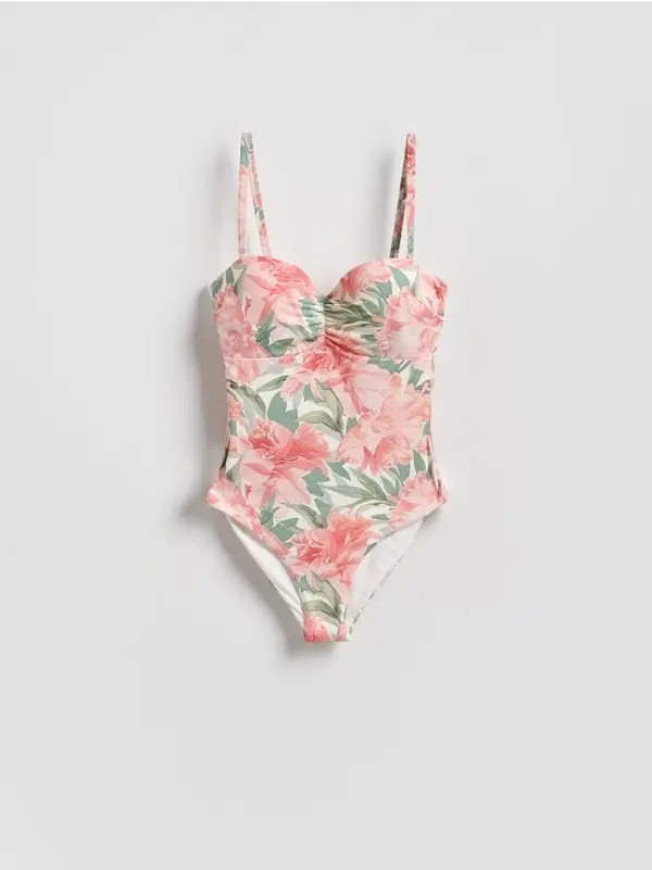 Reserved Reserved - LADIES` BEACHWEAR SUIT - boja breskve