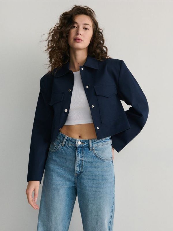 Reserved Reserved - LADIES` BLAZER - mornarsko plava