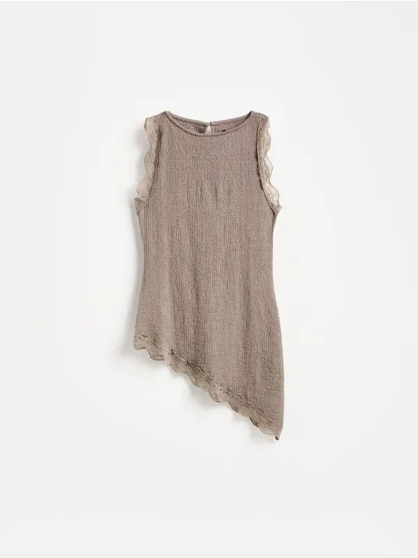 Reserved Reserved - LADIES` BLOUSE - bež