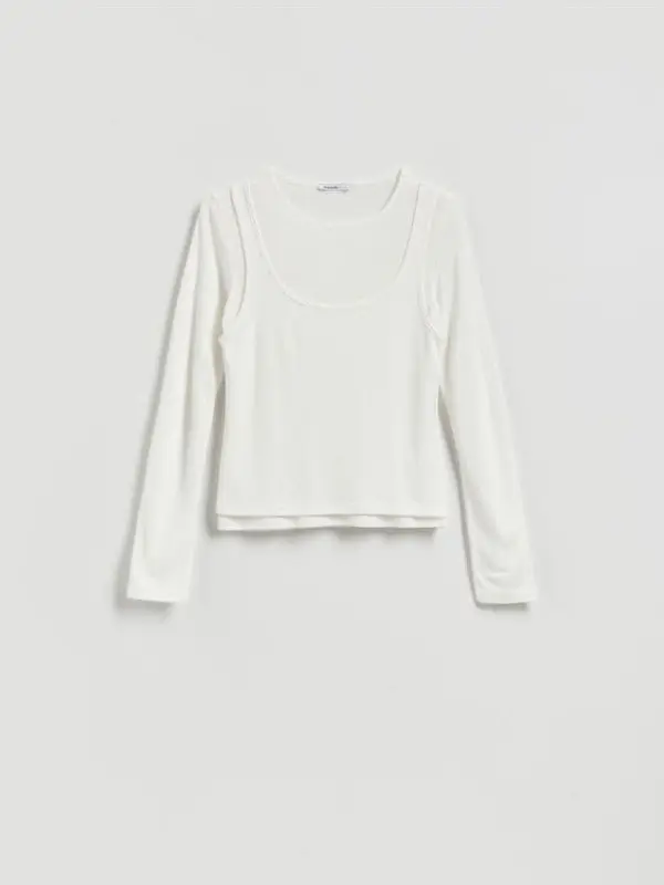 Reserved Reserved - LADIES` BLOUSE - bijela