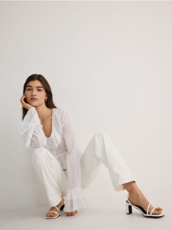 Reserved Reserved - LADIES` BLOUSE - bijela