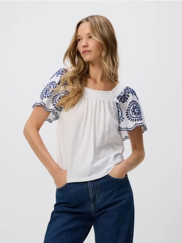 Reserved Reserved - LADIES` BLOUSE - bijela