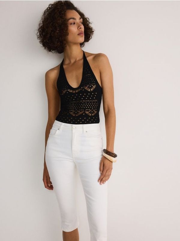 Reserved Reserved - LADIES` BLOUSE BODY - crno