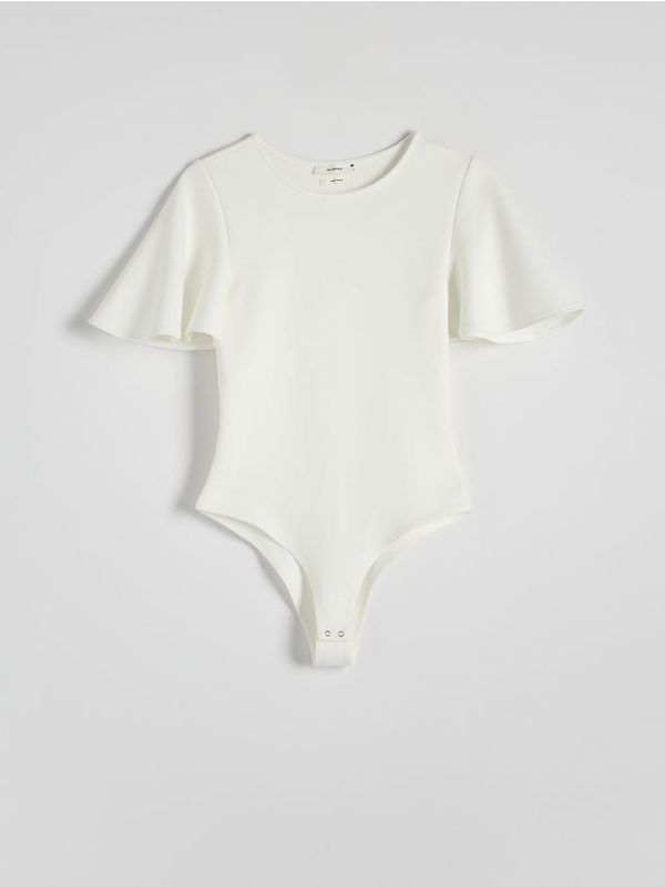 Reserved Reserved - LADIES` BLOUSE BODY - krem