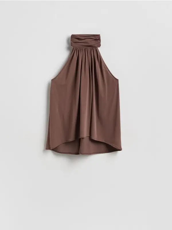 Reserved Reserved - LADIES` BLOUSE - boja kave