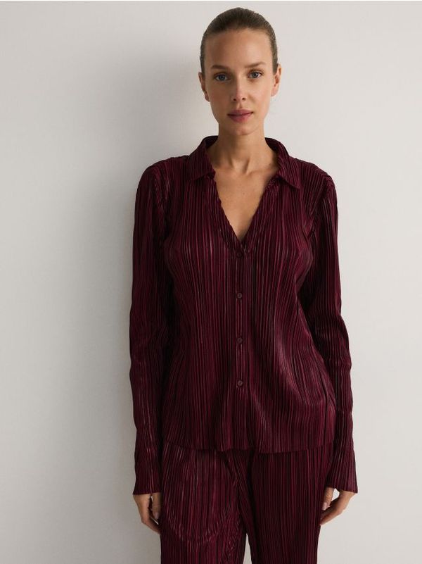 Reserved Reserved - LADIES` BLOUSE - boja kestena