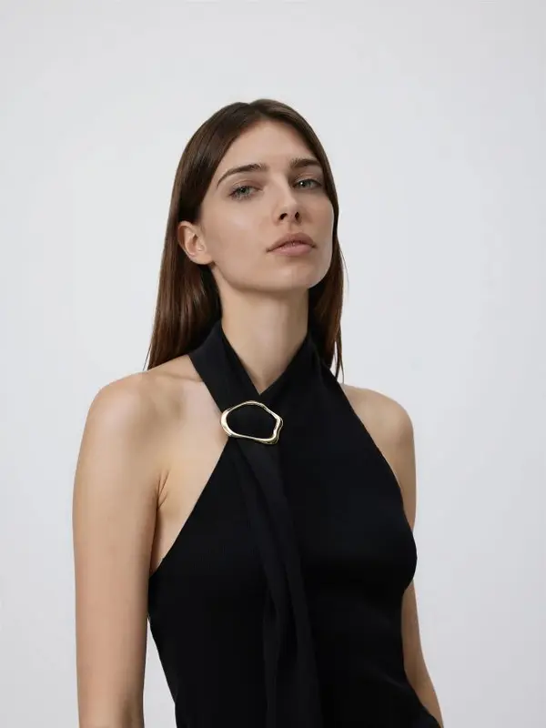 Reserved Reserved - LADIES` BLOUSE - crno