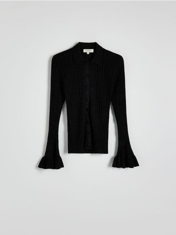 Reserved Reserved - LADIES` BLOUSE - crno