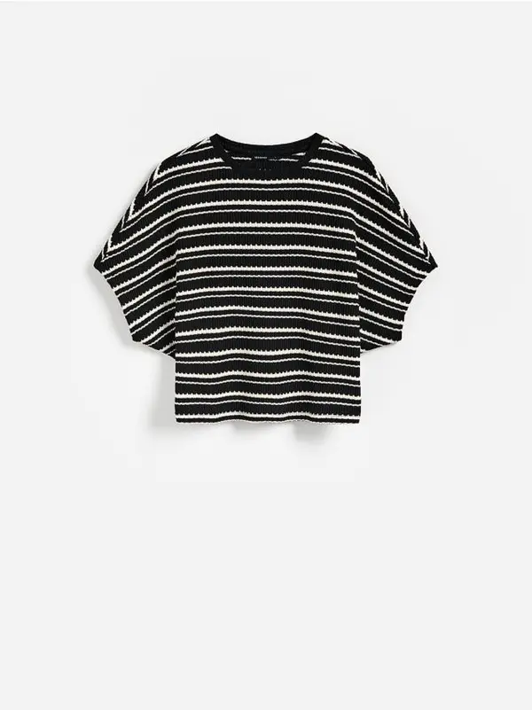 Reserved Reserved - LADIES` BLOUSE - crno