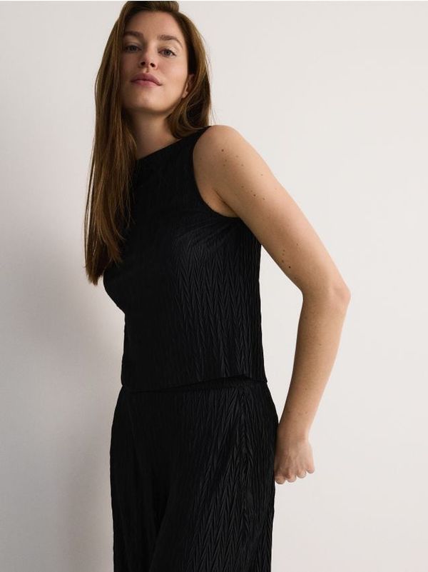 Reserved Reserved - LADIES` BLOUSE - crno