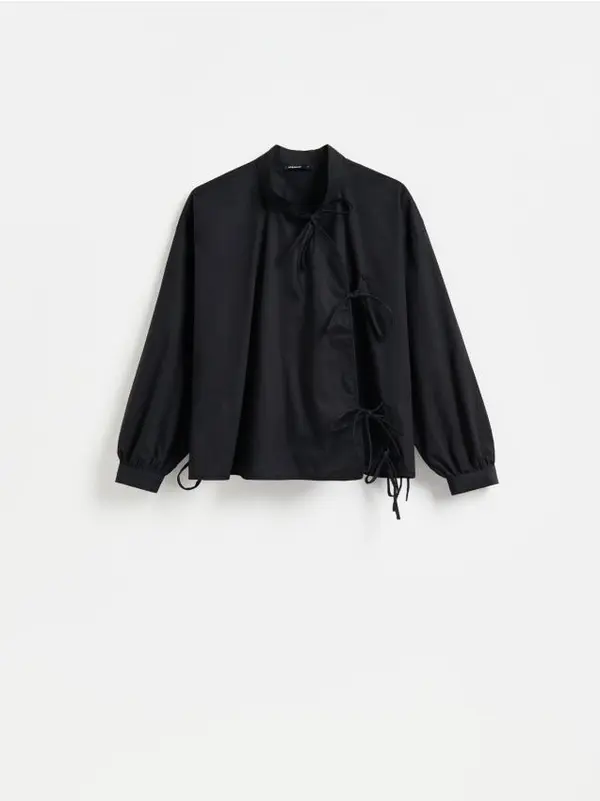Reserved Reserved - LADIES` BLOUSE - crno