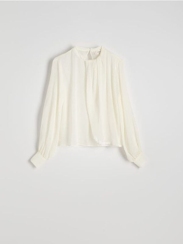 Reserved Reserved - LADIES` BLOUSE - krem