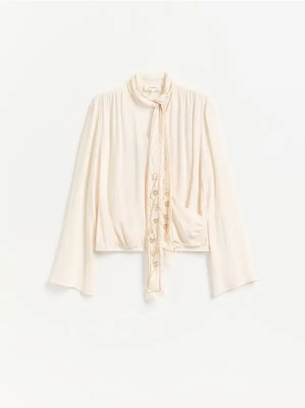 Reserved Reserved - LADIES` BLOUSE - krem