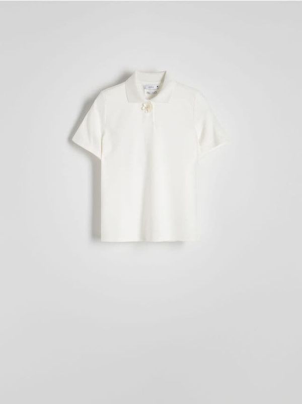 Reserved Reserved - LADIES` BLOUSE - krem