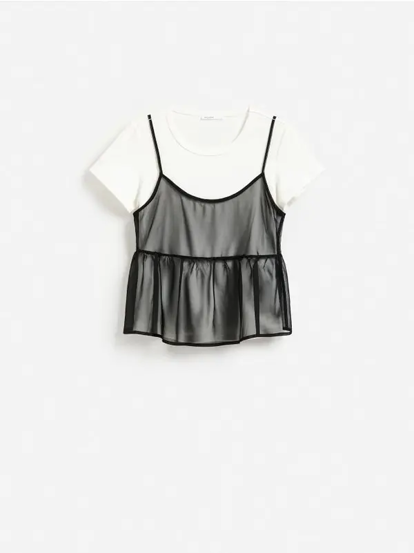 Reserved Reserved - LADIES` BLOUSE - krem