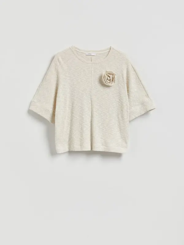 Reserved Reserved - LADIES` BLOUSE - krem