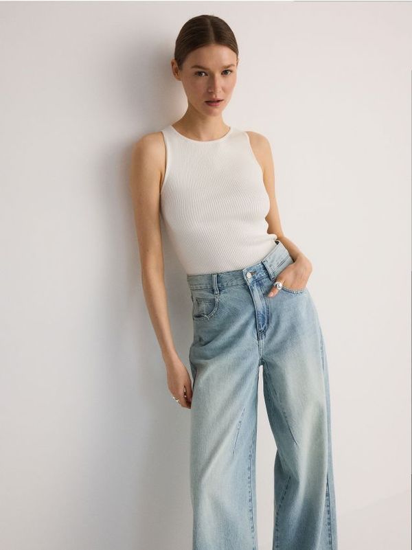 Reserved Reserved - LADIES` BLOUSE - krem