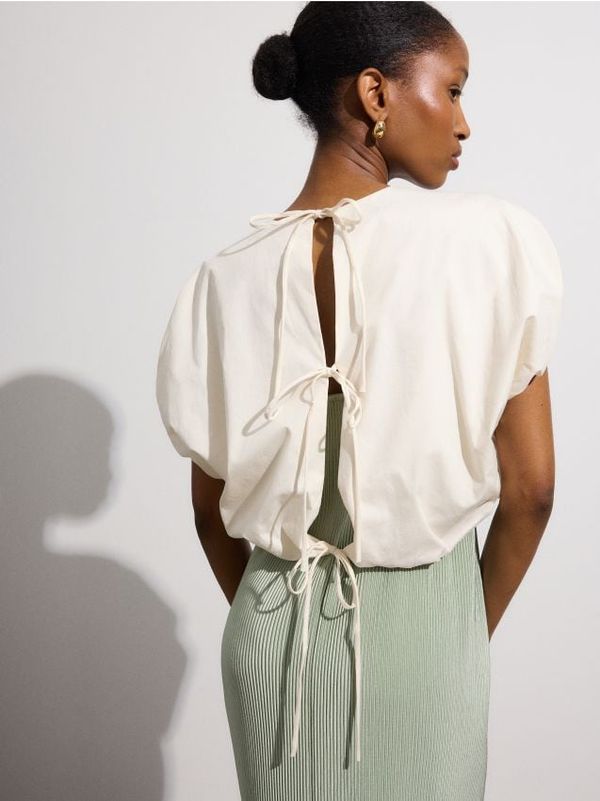 Reserved Reserved - LADIES` BLOUSE - krem