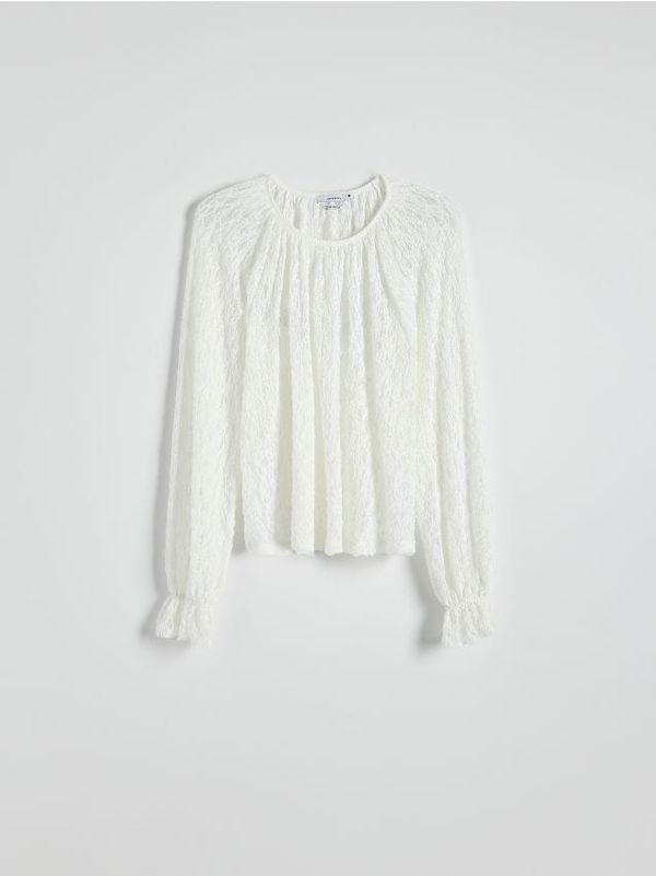 Reserved Reserved - LADIES` BLOUSE - krem