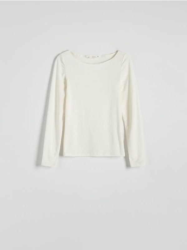 Reserved Reserved - LADIES` BLOUSE - krem