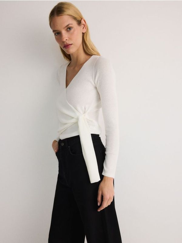 Reserved Reserved - LADIES` BLOUSE - krem