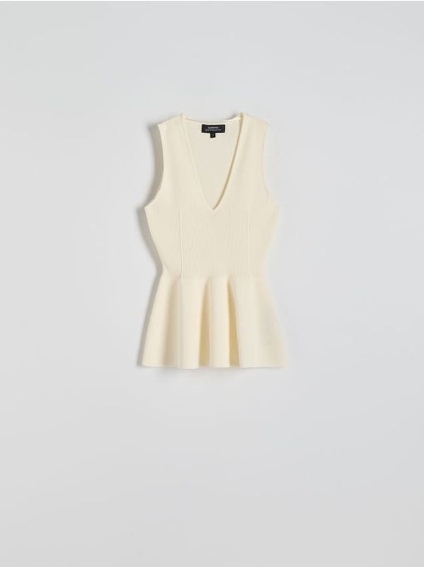 Reserved Reserved - LADIES` BLOUSE - krem